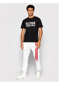 Alpha Industries T-Shirt Camo Print 156513 Czarny Regular Fit. Kolor: czarny. Materiał: bawełna. Wzór: nadruk #5