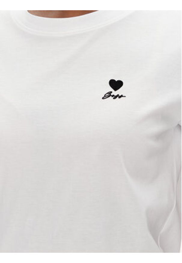 BOSS T-Shirt C_Esogo_3 50545288 Écru Regular Fit. Materiał: bawełna
