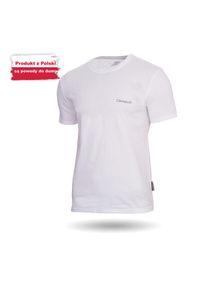 Koszulka do biegania Męska Campus Connor. Kolor: biały. Materiał: materiał