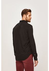 Polo Ralph Lauren - Koszula 710654408008. Typ kołnierza: polo. Kolor: czarny. Materiał: dzianina #5