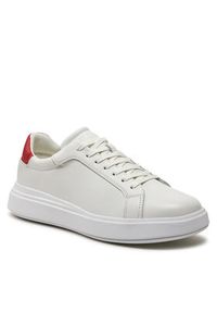 Calvin Klein Sneakersy Low Top Lace Up Lth HM0HM01016 Biały. Kolor: biały #3
