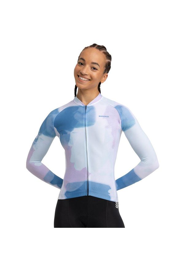 SIROKO - Damska koszulka rowerowa z krótkim rękawem Kolarstwo Siroko M2 Zen. Kolor: niebieski. Długość rękawa: krótki rękaw. Długość: krótkie. Sport: kolarstwo