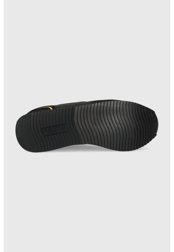 U.S. Polo Assn. sneakersy kolor czarny. Nosek buta: okrągły. Zapięcie: sznurówki. Kolor: czarny. Materiał: guma