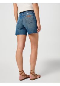 Wrangler - WRANGLER DAMSKIE SPODENKI JEANSOWE WRANGLER COWBOY SHORT 3 INCH SIERRA 112362697. Materiał: jeans