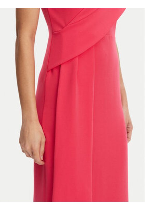 Rinascimento Sukienka koktajlowa CFC0019923002 Różowy Regular Fit. Kolor: różowy. Materiał: syntetyk. Styl: wizytowy