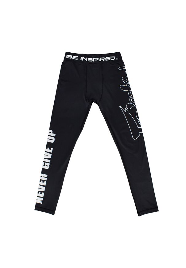 FAIRTEX - Legginsy treningowe męskie Fairtex Compression CP1. Kolor: czarny