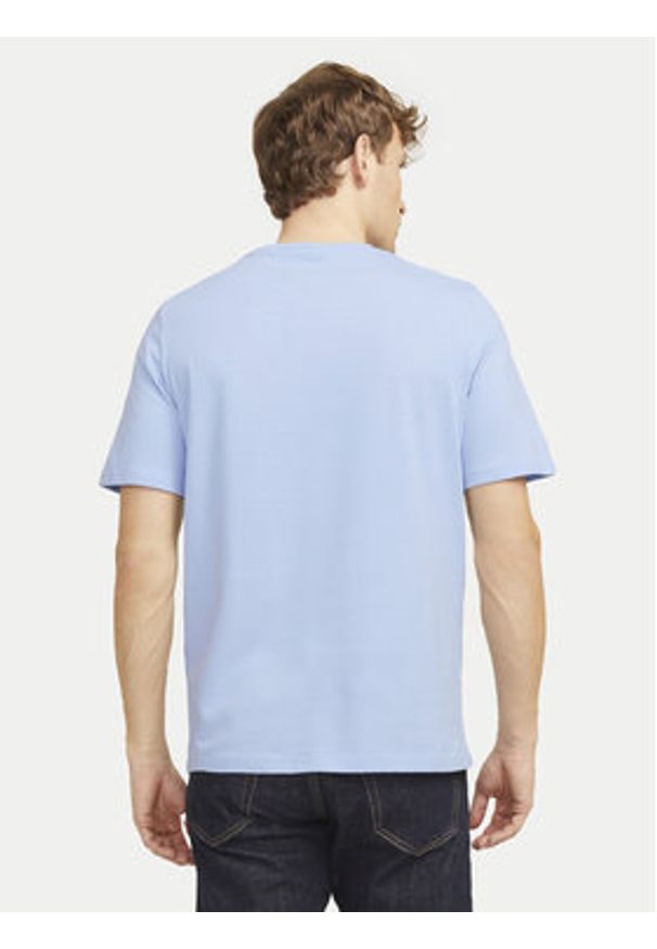 Jack & Jones - Jack&Jones T-Shirt Simon 12269280 Błękitny Standard Fit. Kolor: niebieski. Materiał: bawełna