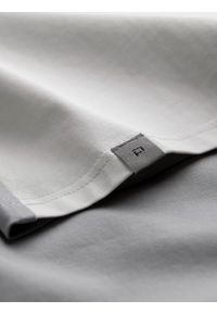 Ombre Clothing - T-shirt męski z elastanem z kolorowymi rękawami - szary V4 OM-TSCT-0176 - XXL. Okazja: na co dzień. Kolor: szary. Materiał: elastan. Wzór: kolorowy. Styl: casual, klasyczny #7