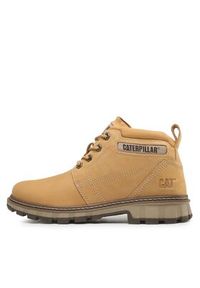CAT Footwear Trapery Gold Rush 723788 Brązowy. Kolor: brązowy. Materiał: nubuk, skóra