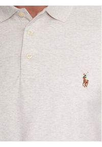 Polo Ralph Lauren Polo 710713130002 Szary Custom Slim Fit. Typ kołnierza: polo. Kolor: szary. Materiał: bawełna #4