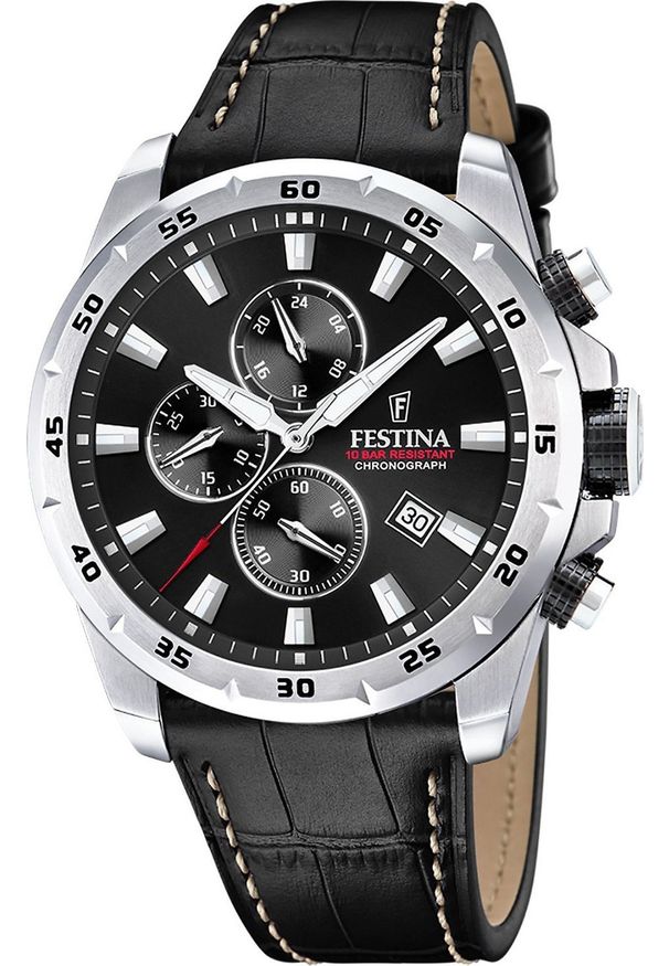 Zegarek Festina Zegarek męski Festina F20692-4 czarny. Kolor: czarny