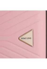 Semi Line Walizka średnia T5694-2 Różowy. Kolor: różowy #5