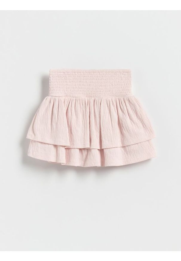 Reserved - Spódnico-szorty - pastelowy róż. Kolor: różowy. Materiał: bawełna