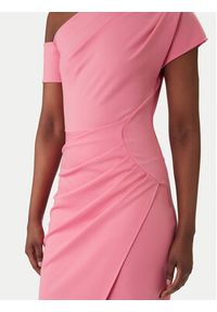 Rinascimento Sukienka koktajlowa CFC0127793003 Różowy Slim Fit. Kolor: różowy. Materiał: syntetyk. Styl: wizytowy #5
