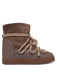 Inuikii Śniegowce Classic Wedge 1001.004.0042 Brązowy. Kolor: brązowy. Materiał: zamsz, skóra