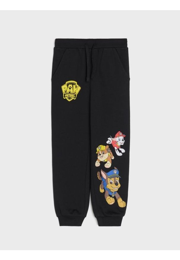 Sinsay - Spodnie dresowe PAW Patrol - czarny. Kolor: czarny. Materiał: dresówka
