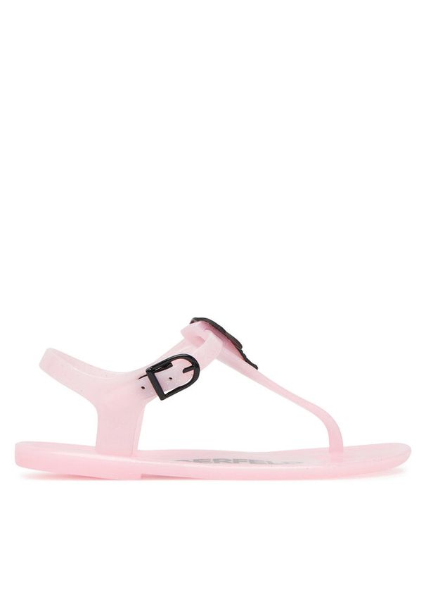 Karl Lagerfeld - Sandały KARL LAGERFELD. Kolor: różowy