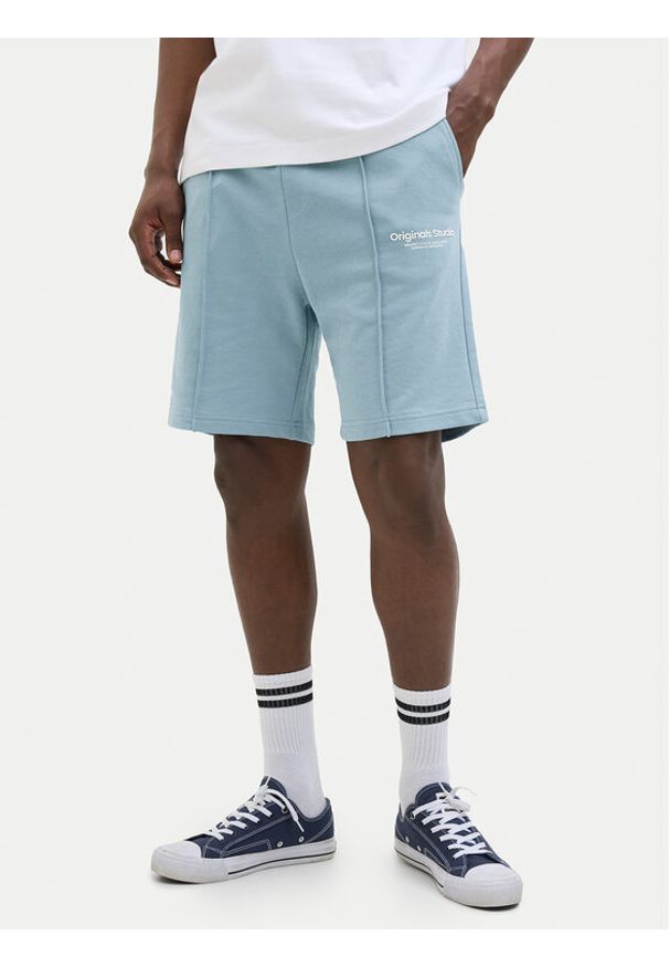 Jack & Jones - Jack&Jones Szorty sportowe Vesterbro 12252251 Zielony Loose Fit. Kolor: zielony. Materiał: syntetyk, bawełna. Styl: sportowy