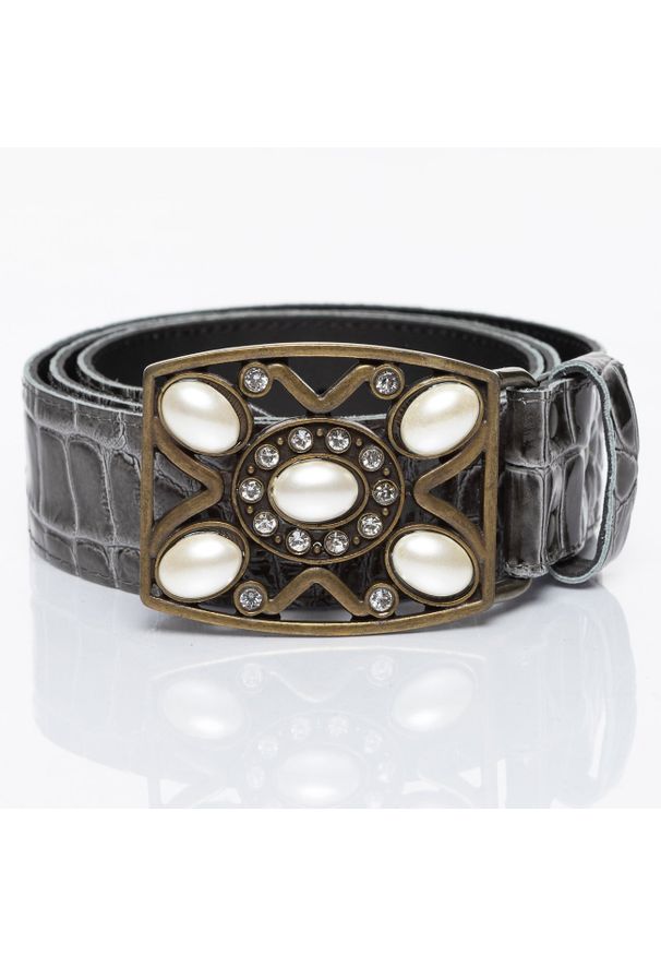 Vanzetti - DAMSKI PASEK VANZETTI PASEK SKÓRZANY SOPO-VAN902 770 40mm Ledergürtel Q. 6186(6250). Materiał: skóra