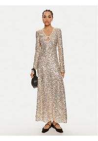 ROTATE Sukienka wieczorowa Sienna 1126261531 Złoty Slim Fit. Kolor: złoty. Materiał: syntetyk. Styl: wizytowy #8
