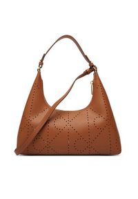 Calvin Klein Torebka Emblem Aop Perfor Lthr Bag LV04F3367G Brązowy. Kolor: brązowy. Materiał: skórzane #3
