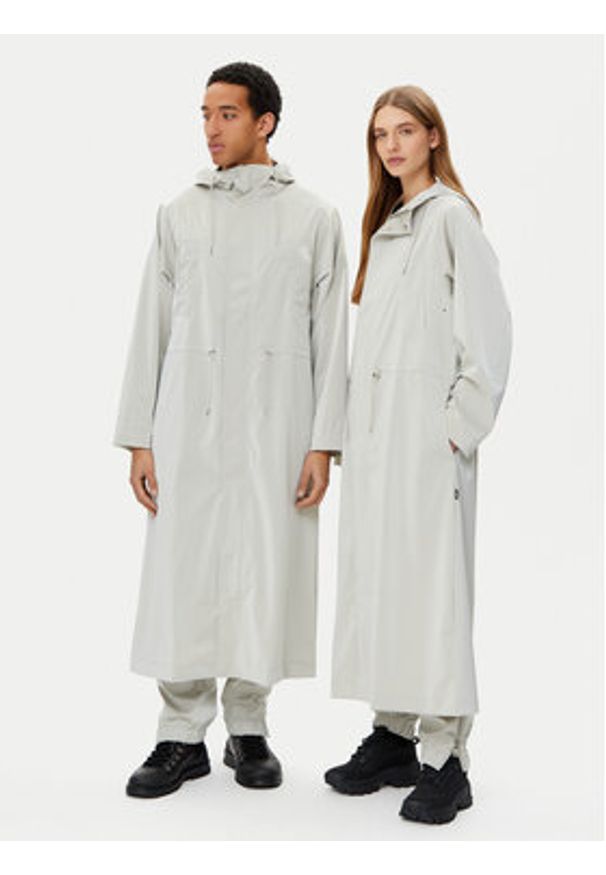 Rains Kurtka przeciwdeszczowa Unisex Bold 12120 Beżowy Regular Fit. Kolor: beżowy. Materiał: syntetyk