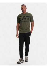 EA7 Emporio Armani T-Shirt 7M002200 AF27188 U7014 Zielony Regular Fit. Kolor: zielony. Materiał: bawełna #3