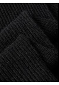 Calvin Klein Szal Ck Metal Wool Rib Scarf LV04D8056G Czarny. Kolor: czarny. Materiał: wełna, materiał #3