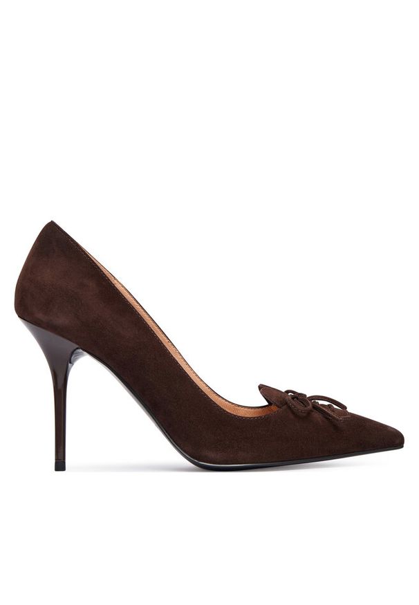 Love Moschino - Szpilki LOVE MOSCHINO. Kolor: brązowy. Obcas: na szpilce