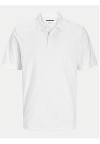 Jack & Jones - Jack&Jones Polo Kane 12270150 Biały Regular Fit. Typ kołnierza: polo. Kolor: biały. Materiał: bawełna #5