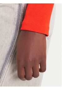 Calvin Klein Jeans Bluzka Monogram LV047A803G Czerwony Slim Fit. Kolor: czerwony. Materiał: bawełna #2