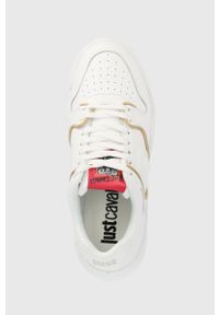Just Cavalli sneakersy kolor biały 75RA3SA1 ZP376 003. Nosek buta: okrągły. Zapięcie: sznurówki. Kolor: biały. Materiał: guma #3