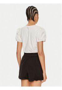 Vero Moda Bluzka Charlotte 10303653 Biały Regular Fit. Kolor: biały. Materiał: bawełna