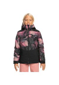 Roxy - Kurtka snowboardowa dziecięca ROXY Silverwinter Girl. Kolor: czarny. Sport: snowboard