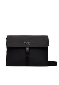 Calvin Klein Saszetka Bold Laptop Sleeve W/ Strap (Nyl LV04D1222G Czarny. Kolor: czarny. Materiał: skóra #1