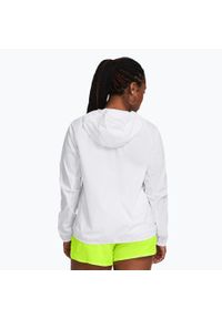 Kurtka do biegania damska Under Armour Phantom Windbreaker. Kolor: biały