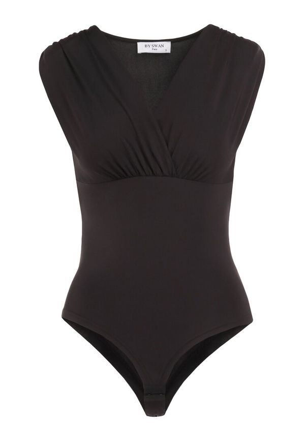 Born2be - Czarne Body Sofosyne. Kolor: czarny. Wzór: jednolity. Styl: elegancki