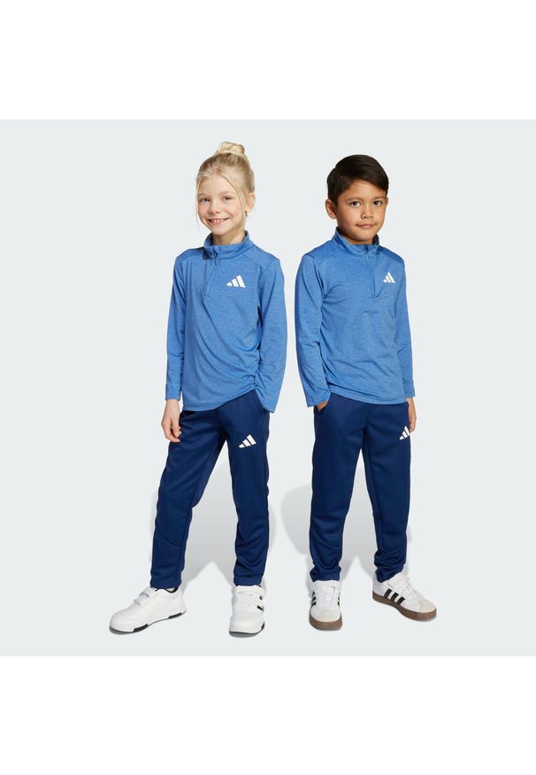 Adidas - Zestaw sportowy dla małych dzieci Goto Pz. Kolor: biały, wielokolorowy, niebieski. Materiał: materiał. Styl: sportowy