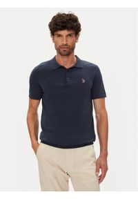 U.S. Polo Assn. Polo MUP3709 Granatowy Regular Fit. Typ kołnierza: polo. Kolor: niebieski. Materiał: bawełna #1