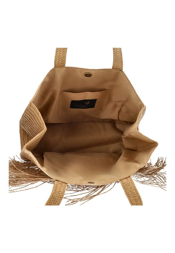 Sca'viola - Modna Brązowa Torebka Damska Sca'Viola W Stylu Boho. Kolor: brązowy. Sezon: lato. Dodatki: z frędzlami. Styl: boho. Rodzaj torebki: na ramię