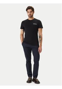 Guess T-Shirt U6GM03 K6YW1 Czarny Slim Fit. Kolor: czarny. Materiał: bawełna #3