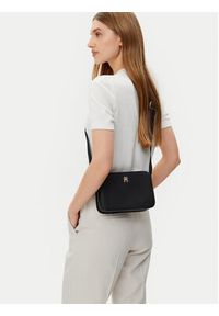 TOMMY HILFIGER - Tommy Hilfiger Torebka Th Logotape Camera Bag AW0AW17229 Czarny. Kolor: czarny. Materiał: skórzane #3