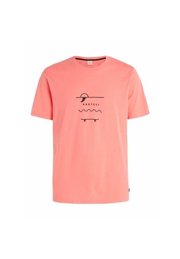 Koszulka Protest Prtahaird. Kolor: różowy. Materiał: bawełna. Sezon: lato. Sport: turystyka piesza