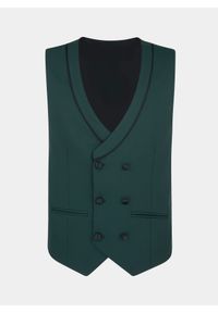 Pako Lorente - PAKO LORENTE – Kamizelka smokingowa P22SF-8S-005-Z-S. Materiał: poliester, wiskoza. Wzór: gładki. Styl: elegancki #3