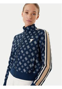 Guess Bluza V5YQ07 K0282 Granatowy Regular Fit. Kolor: niebieski. Materiał: syntetyk #3