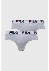 Fila slipy 2-pack męskie kolor szary. Kolor: szary
