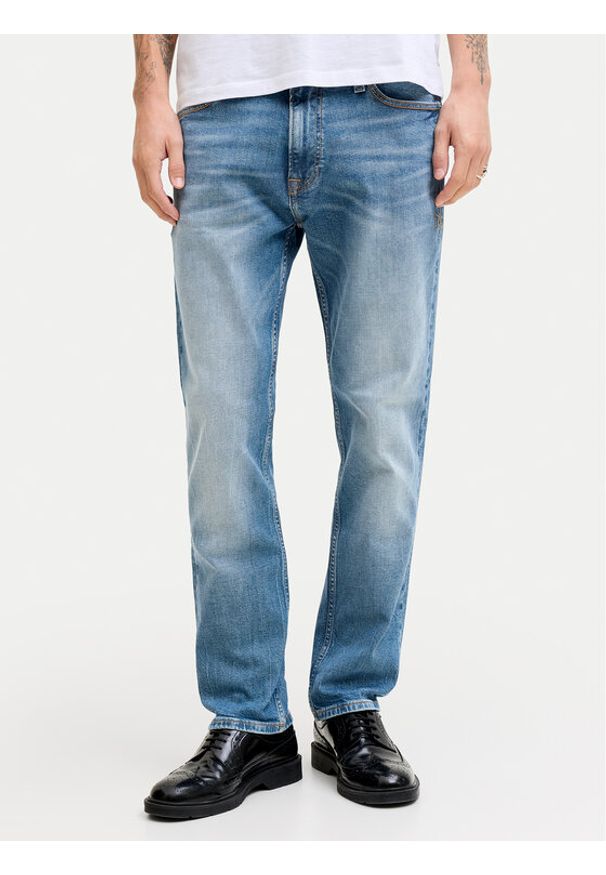 Jack & Jones Jeansy Clark Vintage 12278238 Niebieski Skinny Fit. Kolor: niebieski. Styl: vintage