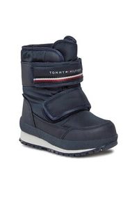 TOMMY HILFIGER - Tommy Hilfiger Trzewiki T3B5-33163-1486800 M Niebieski. Kolor: niebieski