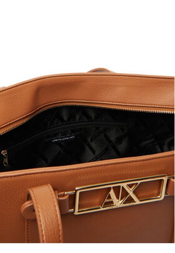Armani Exchange Torebka XW002608 AF15632 U6119 Brązowy. Kolor: brązowy. Materiał: skórzane