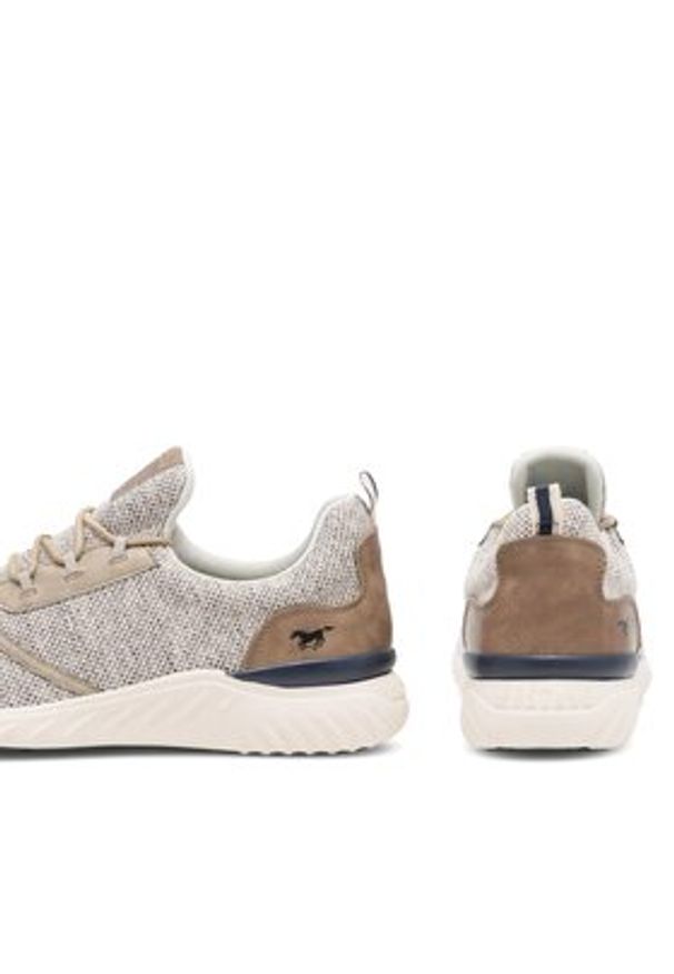 Mustang Sneakersy 4132-311 Beżowy. Kolor: beżowy. Materiał: materiał